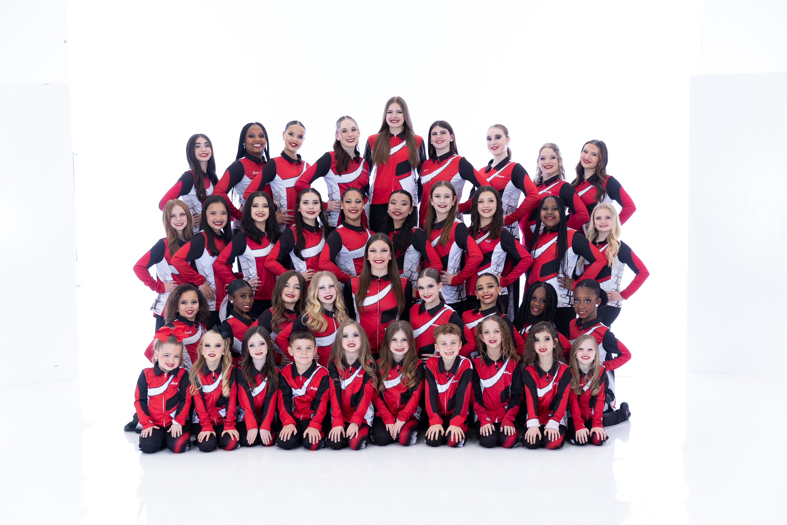 Sublimations in Red, Whjite Balck with a Modern  Design  for Competition